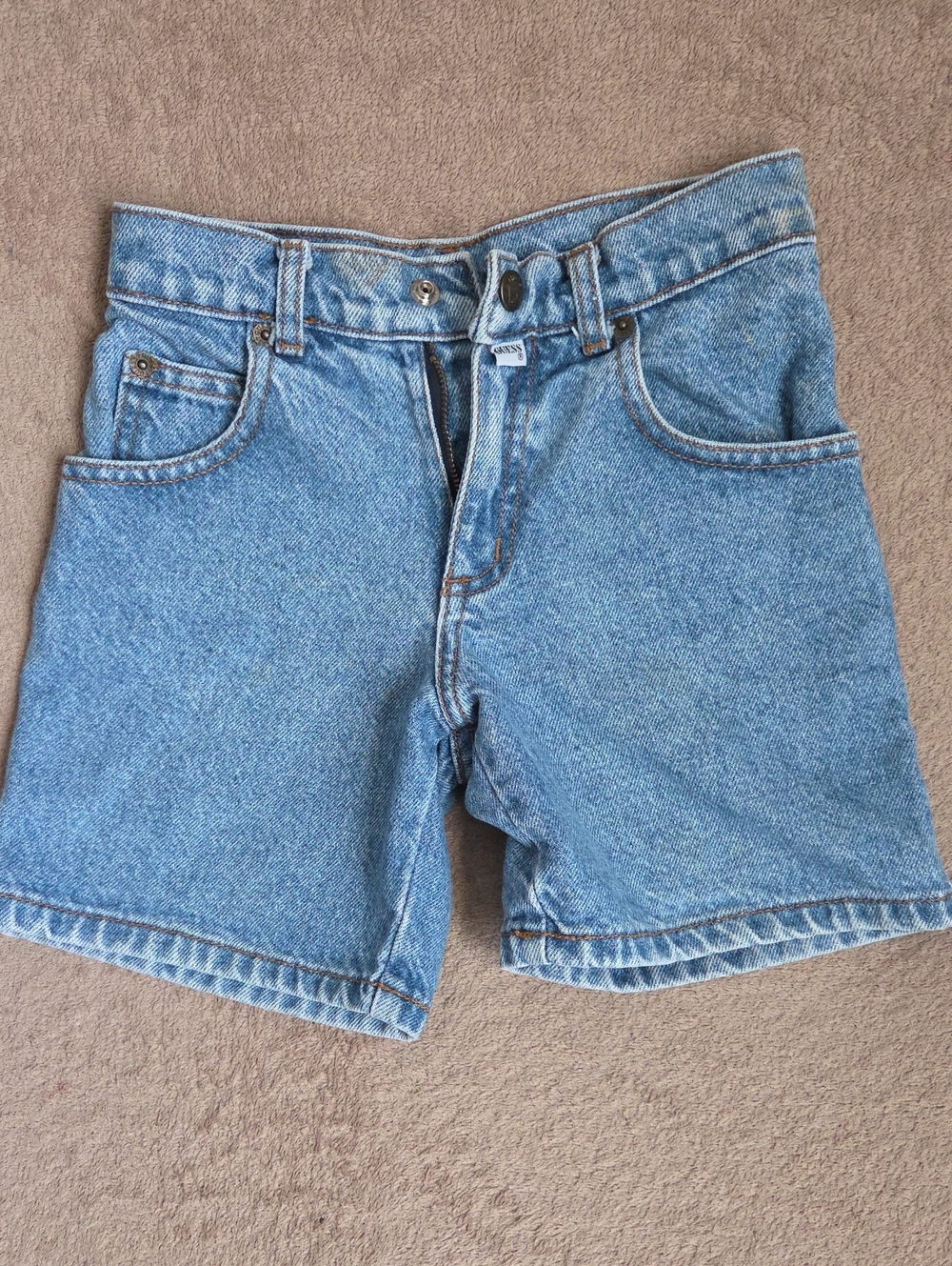 Kids Guess Light Blue Denim Shorts- Size 4Y
